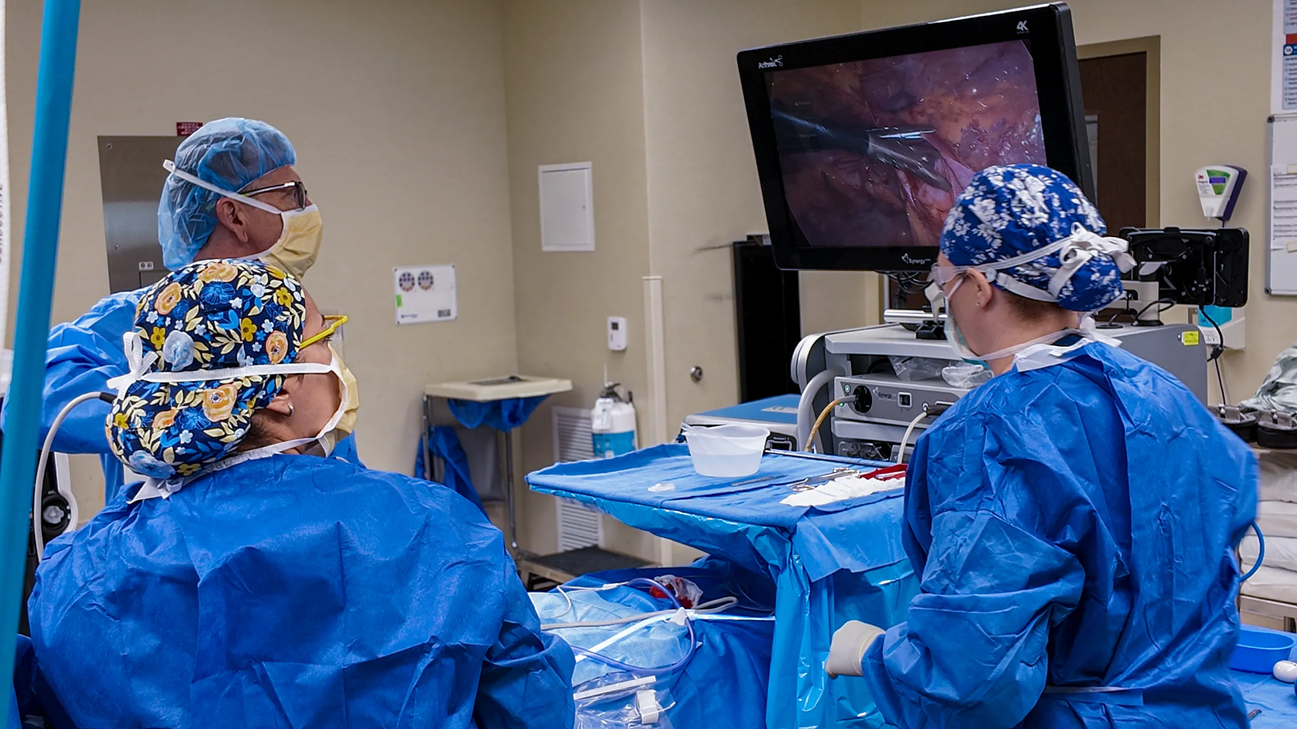 Surgical team in the operating room
