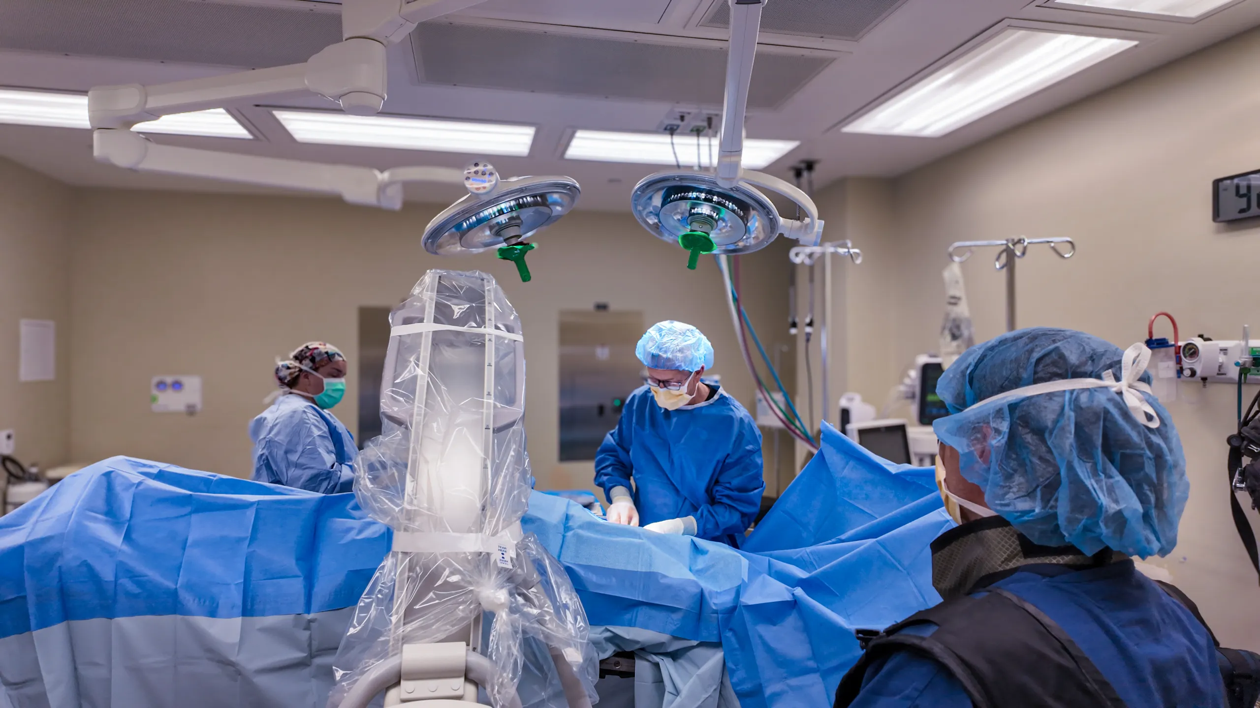Surgical instruments arranged for a procedure